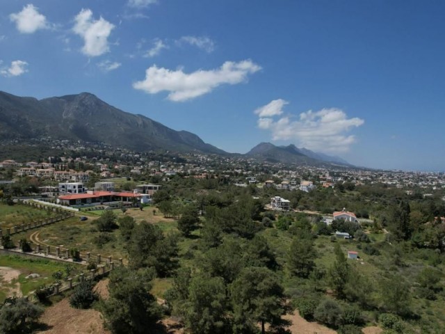 6579 m2 großes Grundstück zum Verkauf in Kyrenia, Çatalköy, Kiselmez mit Meer- und Bergblick, in herrlicher Lage