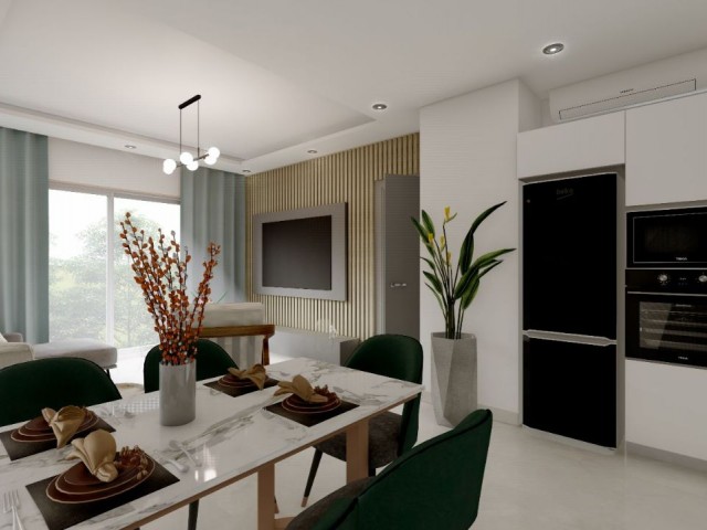 2+1، 75 متر مربع، آپارتمان برای فروش با شروع از 85000 خیابان در منطقه گونیلی نیکوزیا