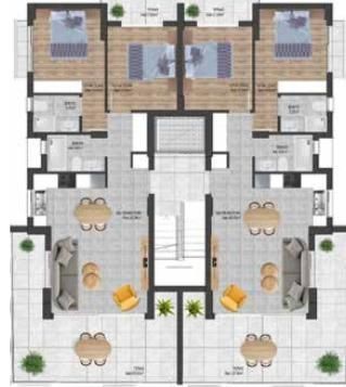 A New Life Project in the Heart of Nicosia, 3 Different Types of Flats for Sale.