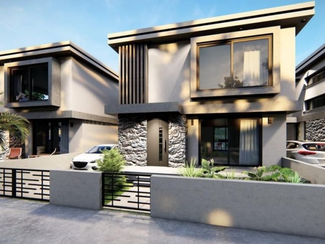 3+1 200 m2 Luxury Villas with Large Gardens for Sale in Hamitköy, Prices Starting from 240,000 Stg.