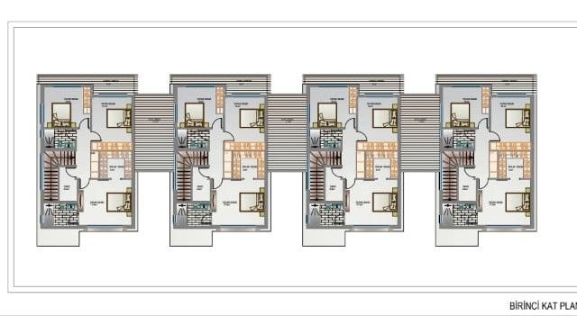 3+1 200 m2 Luxusvillen mit großen Gärten zum Verkauf in Hamitköy, Preise ab 240.000 Stg.