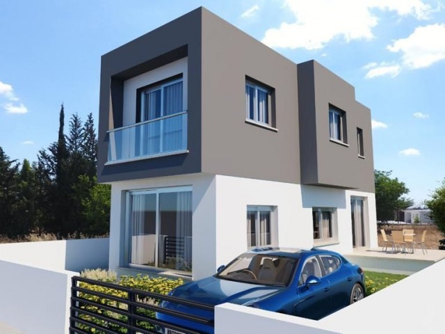 Gönyeli’de Villa Bölgesinde 3+1 180 m2 Satılık Lüks Villalar