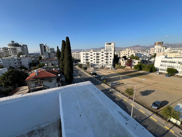 2+1 90m2 Apartment for Rent with Commercial Permit on the Main Road in Nicosia Dereboyu Region