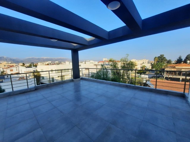 New 2+1 85 m2 Penthouse with Modern Design in Dumlupınar, Nicosia