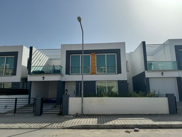 3+1, 160 m2 Terrace, Fully Furnished, Taxes Paid, Semi-Detached Villa for Sale in Gönyeli, Nicosia