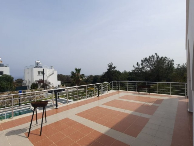 Unfurnished 4+1 Villa with Private Pool for Rent in Kyrenia Alsancak