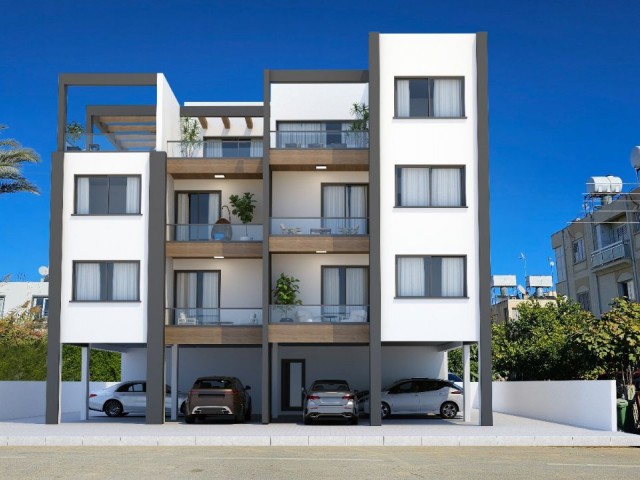 Apartments for Sale in Nicosia Gönyeli Region, 2+1, 85 m2, Prices Starting from 85,000 Stg