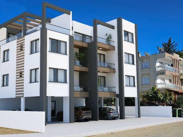 Apartments for Sale in Nicosia Gönyeli Region, 2+1, 85 m2, Prices Starting from 85,000 Stg