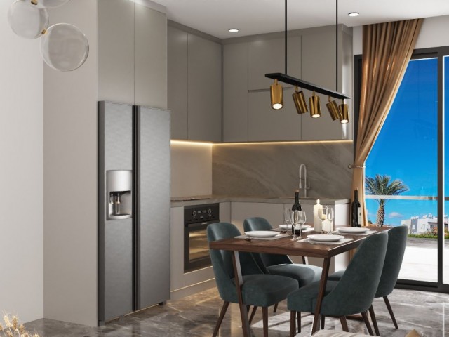 Lefkoşa Gönyeli Bölgesi’nde 2+1, 85 m2, 85.000 Stg’den Başlayan Fiyatlarla Satılık Penthouse ve Apartman Daireleri