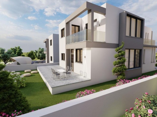 Geräumige und große Gartenvilla zum Verkauf in Gönyeli, Nikosia, auf einem 240 2m 4+1 370 m2 großen Grundstück