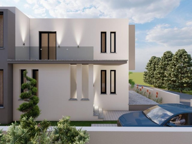 Spacious and large garden villa for sale in Gönyeli, Nicosia, on a 240 2m 4+1 370 m2 plot