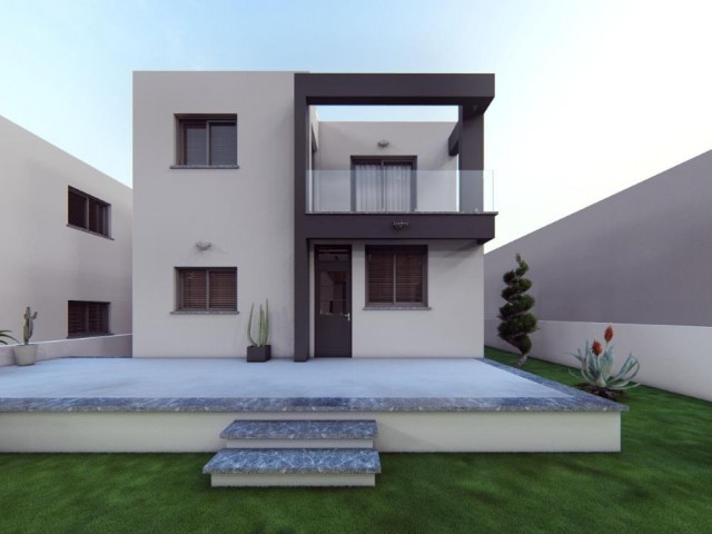 Spacious and large garden villa for sale in Gönyeli, Nicosia, on a 240 2m 4+1 370 m2 plot