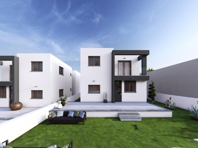 Spacious and large garden villa for sale in Gönyeli, Nicosia, on a 240 2m 4+1 370 m2 plot