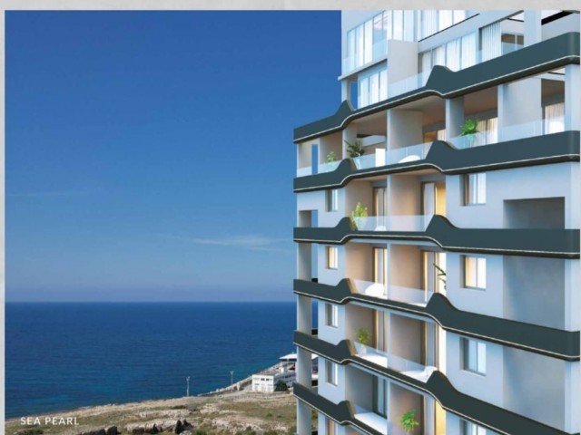 Girne Merkez’de 2+1, 77 m2 Deniz Manzaralı Satılık Apartman Daireleri