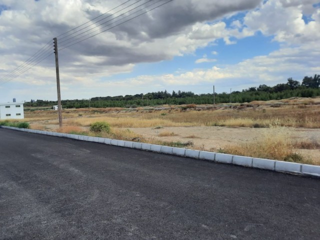 Martyr's Child Land for Sale in Metehan, Nicosia, 670 m2 with Green Area in Front