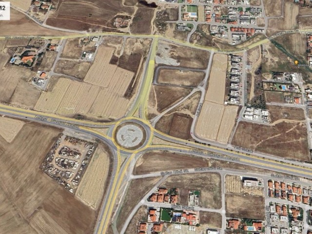 9.125 m2 türkisches Land zum Verkauf im Villenviertel in Gönyeli, Nikosia