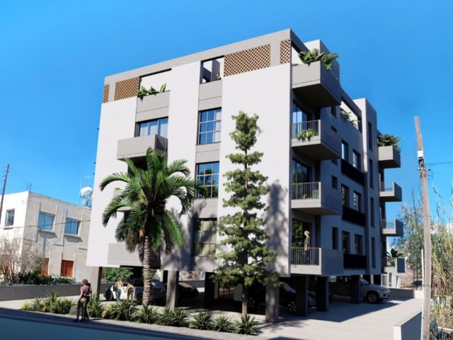 2+1, 80 m2 Apartments for Sale in Nicosia Marmara Region with Launch Prices