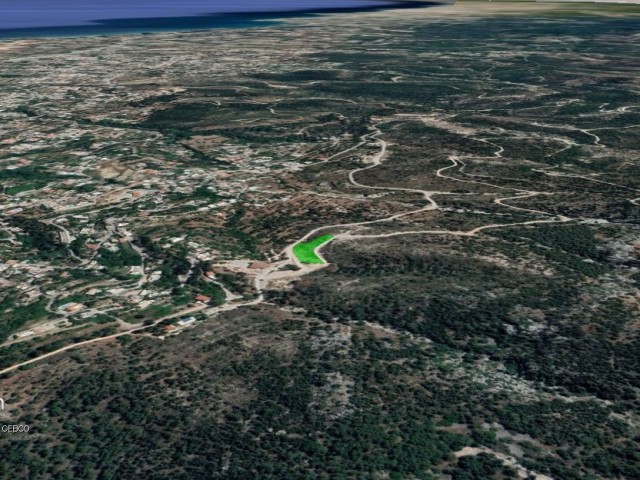 2564m2 Land with Mountain and Sea Views for Sale in Lapta Başpınar