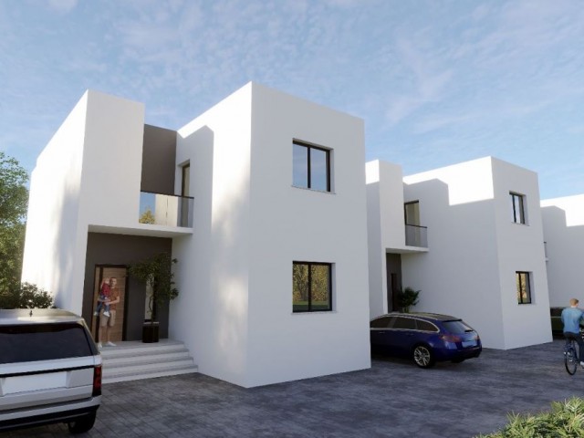 4+1, 190 m² große Luxusvilla in guter Lage in der Gegend von Nicosia Alayköy.