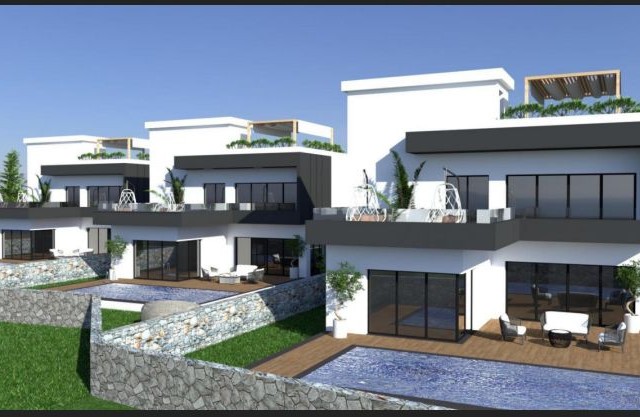 3+1, 200 m² große, modern gestaltete Villen mit Pool, verflochten mit der Natur in der Region Kyrenia Karaağaç