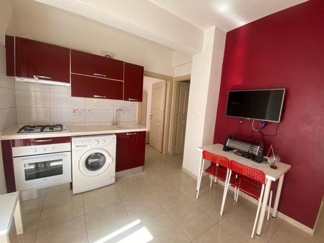 An affordable 1 + 1 apartment for rent on Magusa salamis street, a 10-minute walk from the school!! 