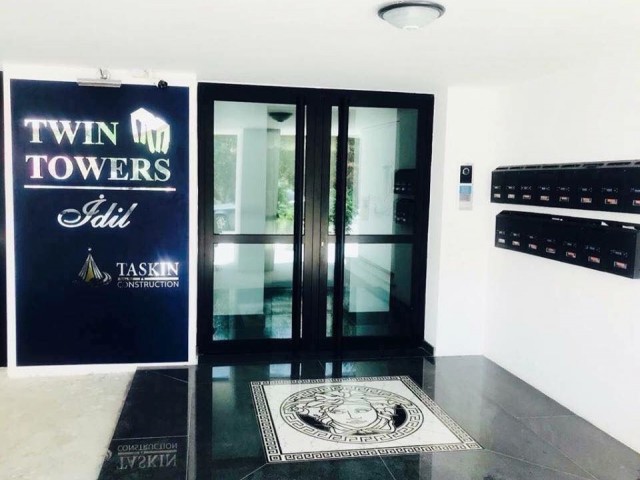 Girne Merkez'de Twin Towers'de SATILIK (FOR SALE) 2+1 Apartman Dairesi, (Hemen TAPU, Hemen ANAHTAR TESLİM)!