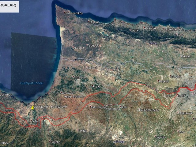 LEFKE'nin En Yüksek Tepesinde MUHTEŞEM Deniz  & Doğa Manzaralı Komple Bina