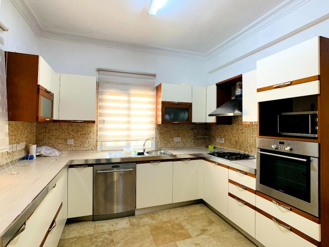 Luxurious Fully Furnished Corner  VILLA (with Fireplace & Central Heating System) FOR RENT in NICOSIA-HAMİTKOY!