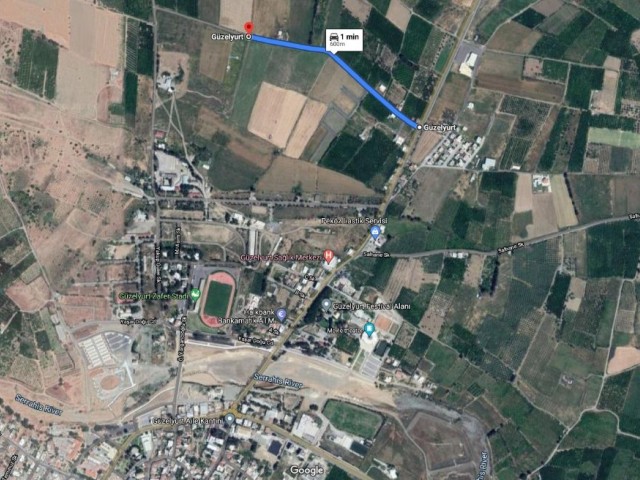 The Value of Güzelyurt is in the Fastest Rising Area, 2 minutes from the Center. AN INVESTMENT OPPORTUNITY OF 14,179 m2 at A distance of! ** 