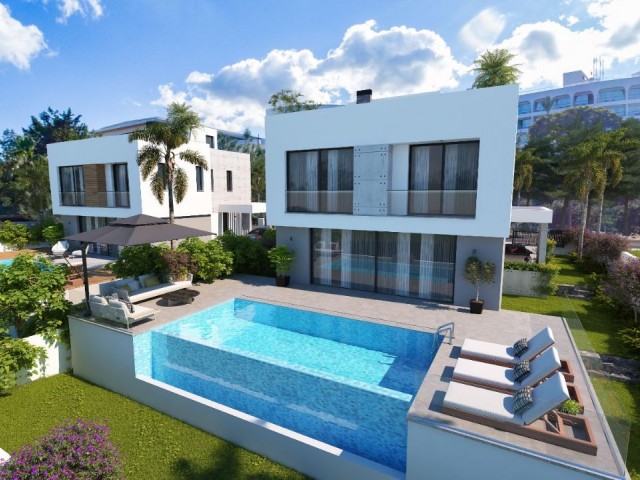 Our 4+1 Villas with Sea and Mountain Views in Girne Çatalköy Region are on Sale!