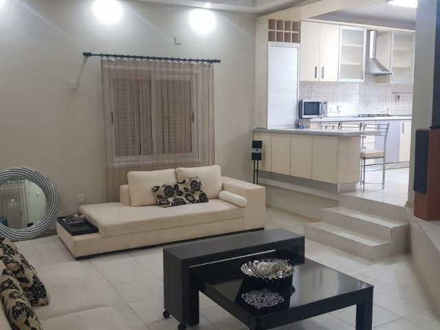 3+1 Furnished Villa for Rent with Pool Next to Kyrenia Alsancak Walking Park!