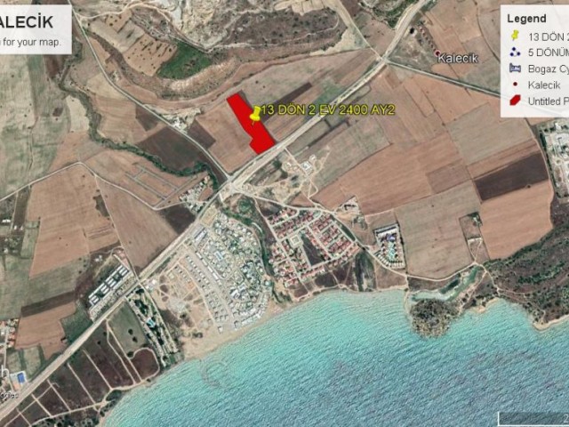 LAND FOR SALE, İSKELE ,Kalecik, 13 DÖN 2 EV 2400 A2