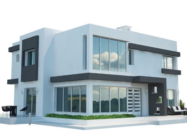 Yeni Boğaziçi'nde satılık 4+1 villa 19 ay sonra teslim toplam 595 m2 garajlı