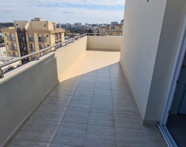 Famagusta Close to emu 1+1 pent house for rent ** 