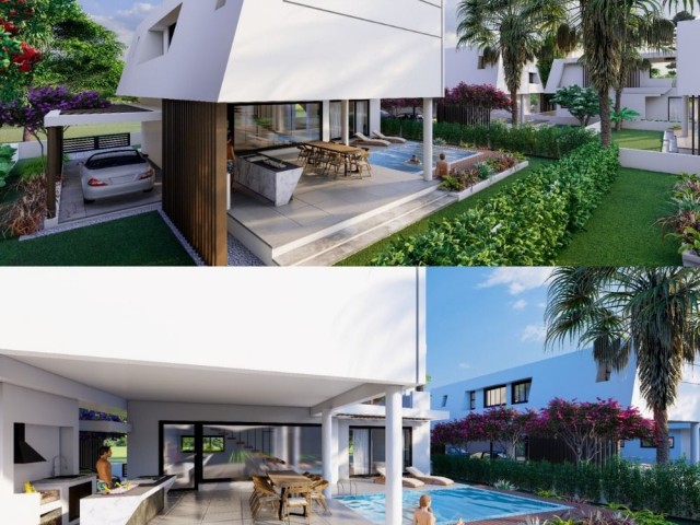 3+1 DUBLEX VILLA WITH POOL IN YENIBOGAZI, DELIVERED IN THE PROJECT PHASE, 35% CONTRACTED IN DECEMBER 2023, 35% TURN-KEY DELIVERY 30% REMAINING DURING 12 MONTHS ** 