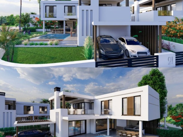 3+1 DUBLEX VILLA WITH POOL IN YENIBOGAZI, DELIVERED IN THE PROJECT PHASE, 35% CONTRACTED IN DECEMBER 2023, 35% TURN-KEY DELIVERY 30% REMAINING DURING 12 MONTHS ** 