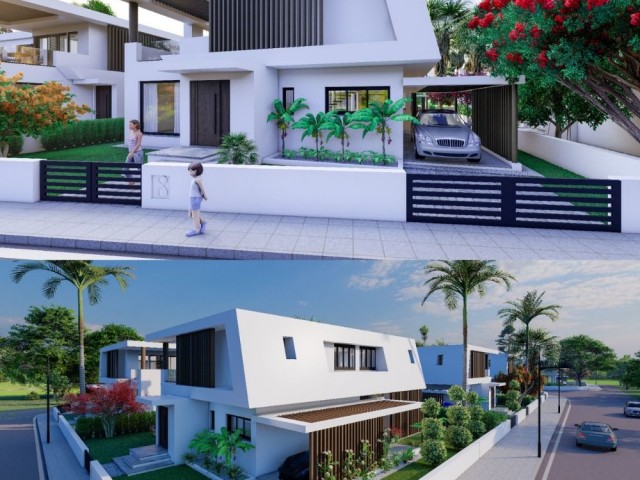 3+1 DUBLEX VILLA WITH POOL IN YENIBOGAZI, DELIVERED IN THE PROJECT PHASE, 35% CONTRACTED IN DECEMBER 2023, 35% TURN-KEY DELIVERY 30% REMAINING DURING 12 MONTHS ** 