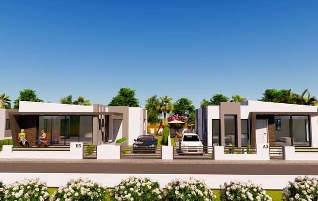 3+1 single storey villa in Mutluyaka, Famagusta * 3+1 detached villa providing the silence of nature and ease of transportation 157000£ ** 