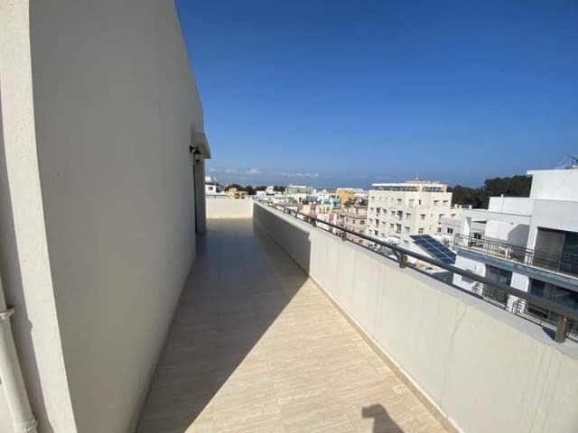 FAMAGUSTA CLOSE TO EMU STUDIO PENTHOUSE PER MONTH 370$ 6 RENT 1 DEPOSIT 1 COMMISSION 5.FLOOR READY FOR RENT