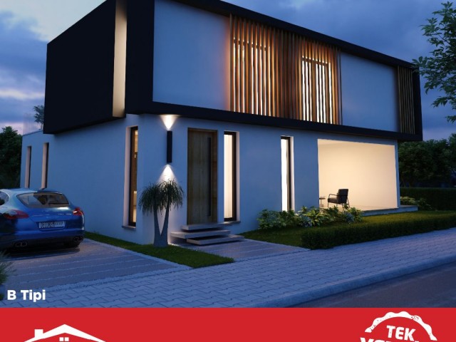 283m² luxury 3+1 detached villas in Yeniboğaziçi region from ÖZKARAMAN