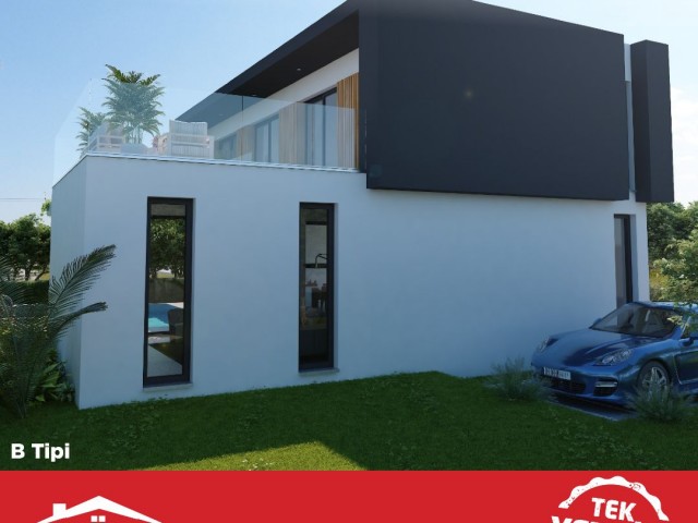 283m² Luxus 3+1 freistehende Villen in Yeniboğaziçi Region von ÖZKARAMAN