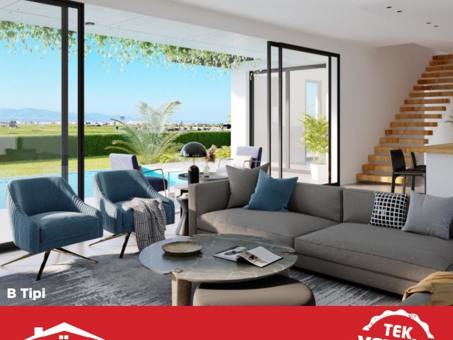 283m² Luxus 3+1 freistehende Villen in Yeniboğaziçi Region von ÖZKARAMAN