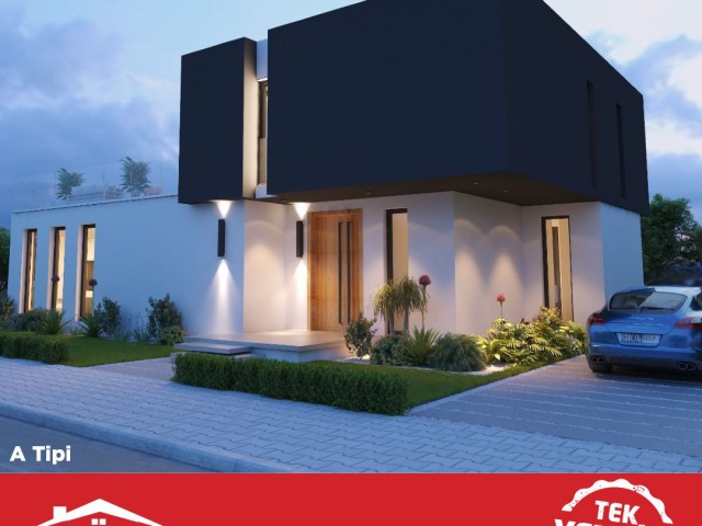 341m² luxury 3+1 detached villas in Yeniboğaziçi region from ÖZKARAMAN