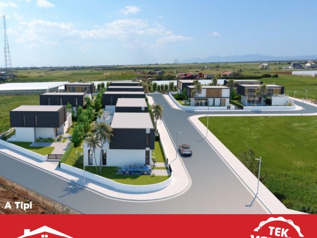 ÖZKARAMAN'dan Yeniboğaziçi bölgesinde 341m² lüks 3+1 müstakil villalar