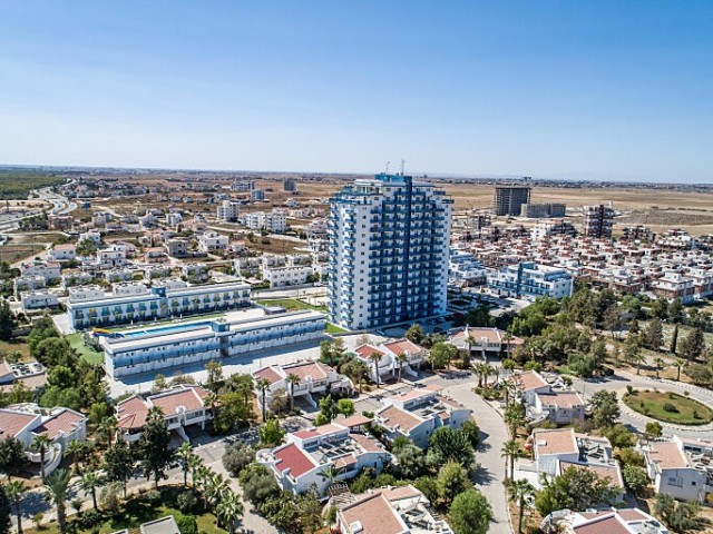 1+0 Flat for Sale with Unique View in Iskele Long Beach from Özkaraman