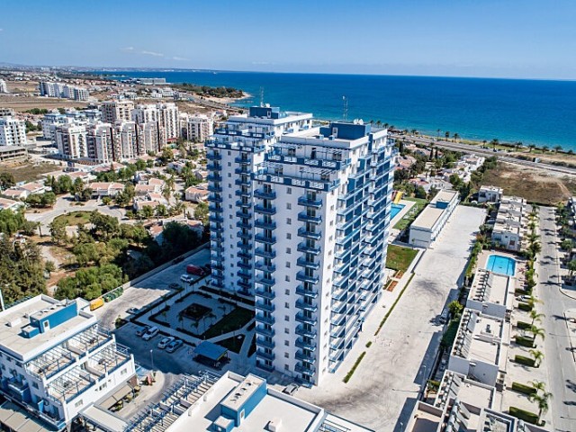 1+0 Flat for Sale with Unique View in Iskele Long Beach from Özkaraman