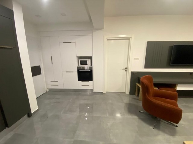 1+1 Flat for Sale in Iskele-Long Beach Courtyard from Özkaraman