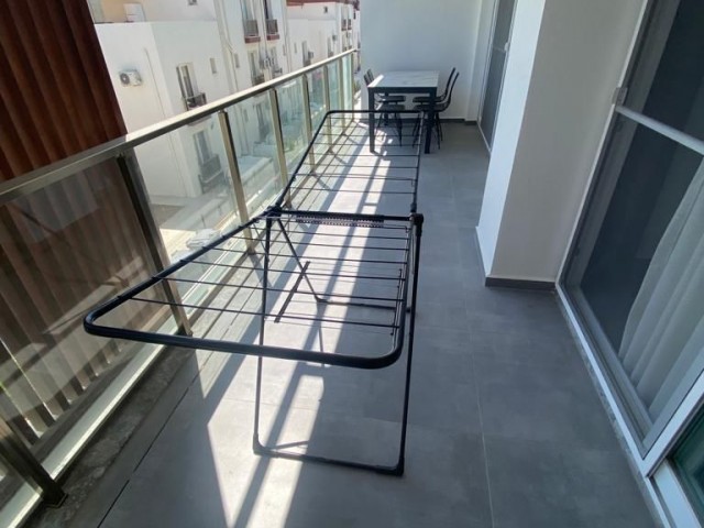 1+1 Flat for Sale in Iskele-Long Beach Courtyard from Özkaraman