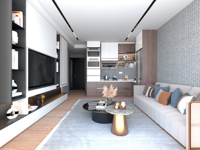 1+1 Flat for Sale in Kyrenia Esentepe Region from Özkaraman