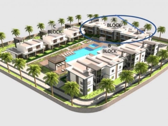 1+1 Flat for Sale in Kyrenia Esentepe Region from Özkaraman